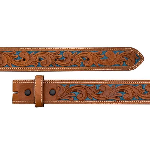 Pino Azul Leather Belt